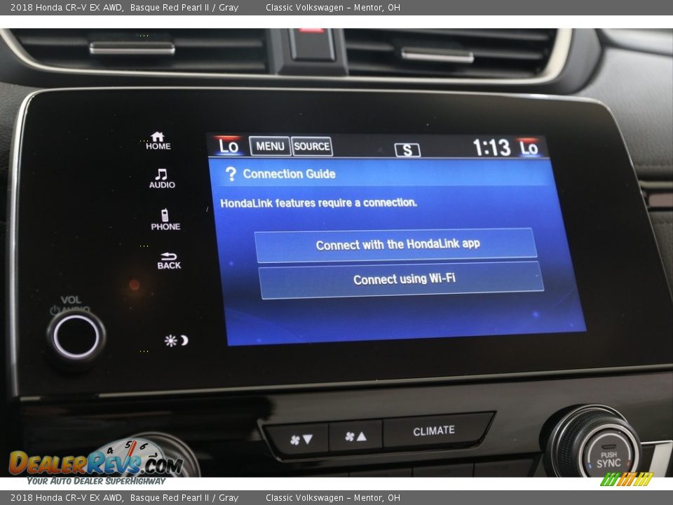 2018 Honda CR-V EX AWD Basque Red Pearl II / Gray Photo #15