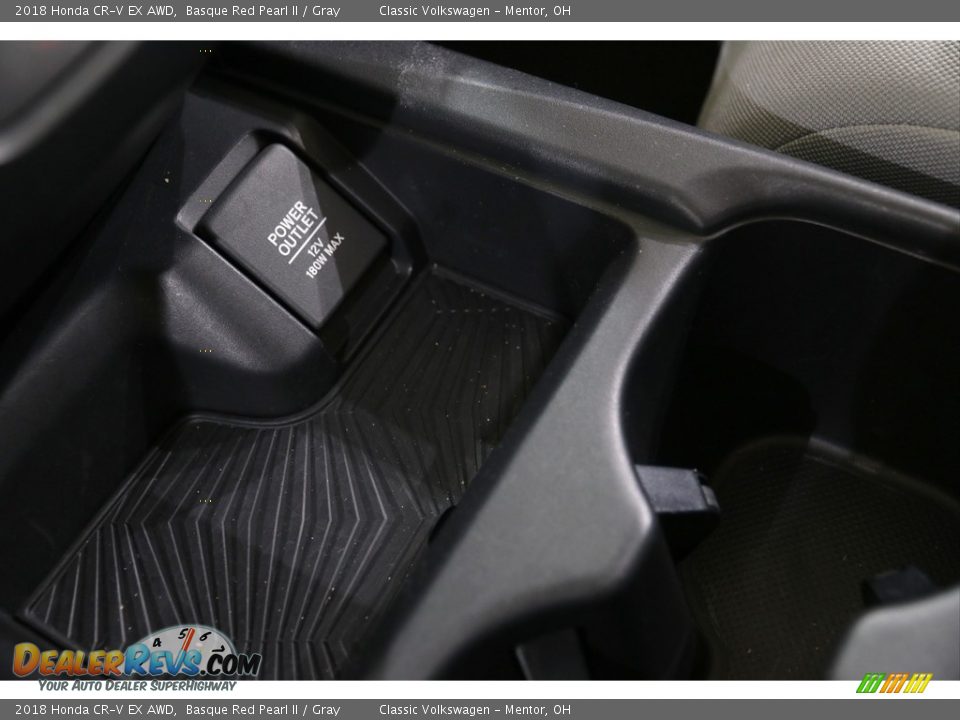 2018 Honda CR-V EX AWD Basque Red Pearl II / Gray Photo #18