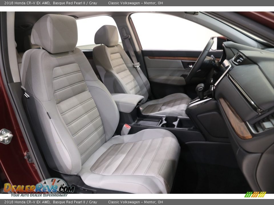 2018 Honda CR-V EX AWD Basque Red Pearl II / Gray Photo #19