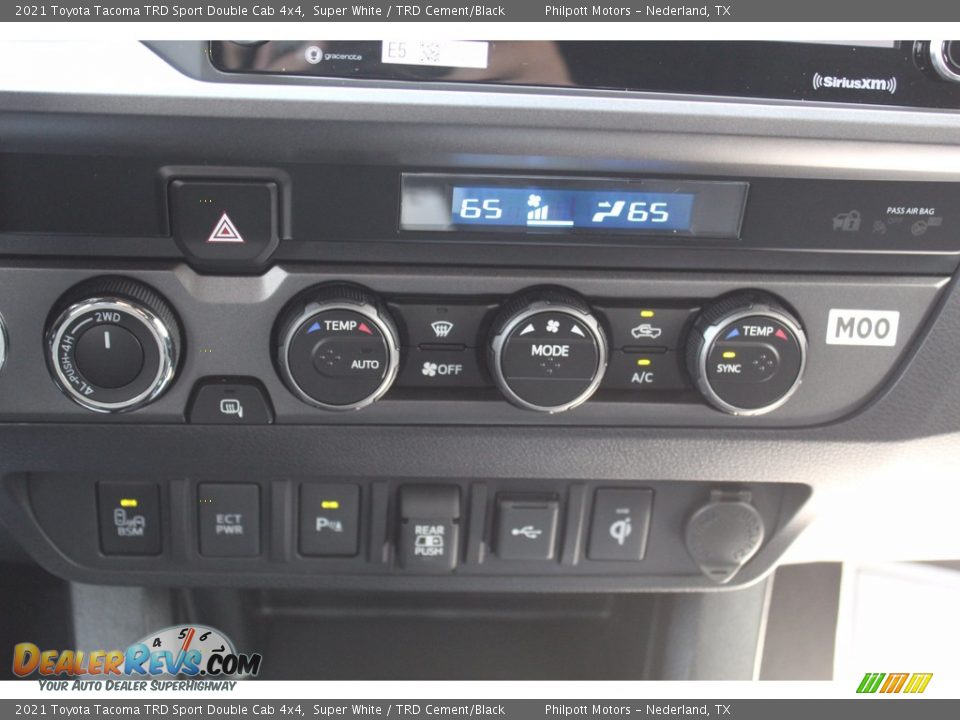 2021 Toyota Tacoma TRD Sport Double Cab 4x4 Super White / TRD Cement/Black Photo #16