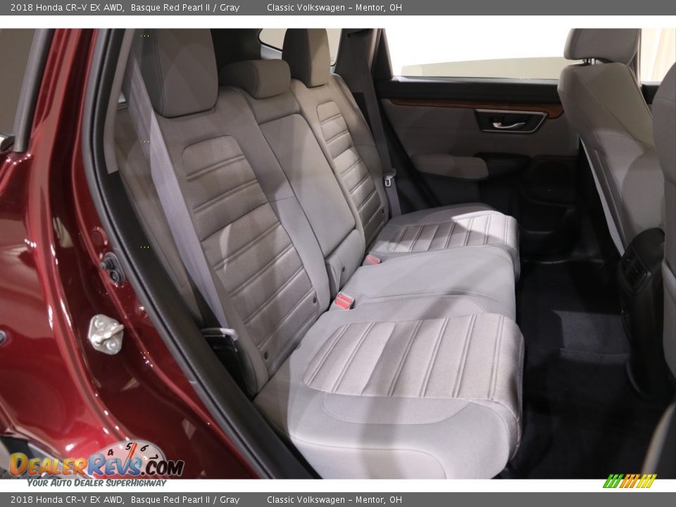 2018 Honda CR-V EX AWD Basque Red Pearl II / Gray Photo #20