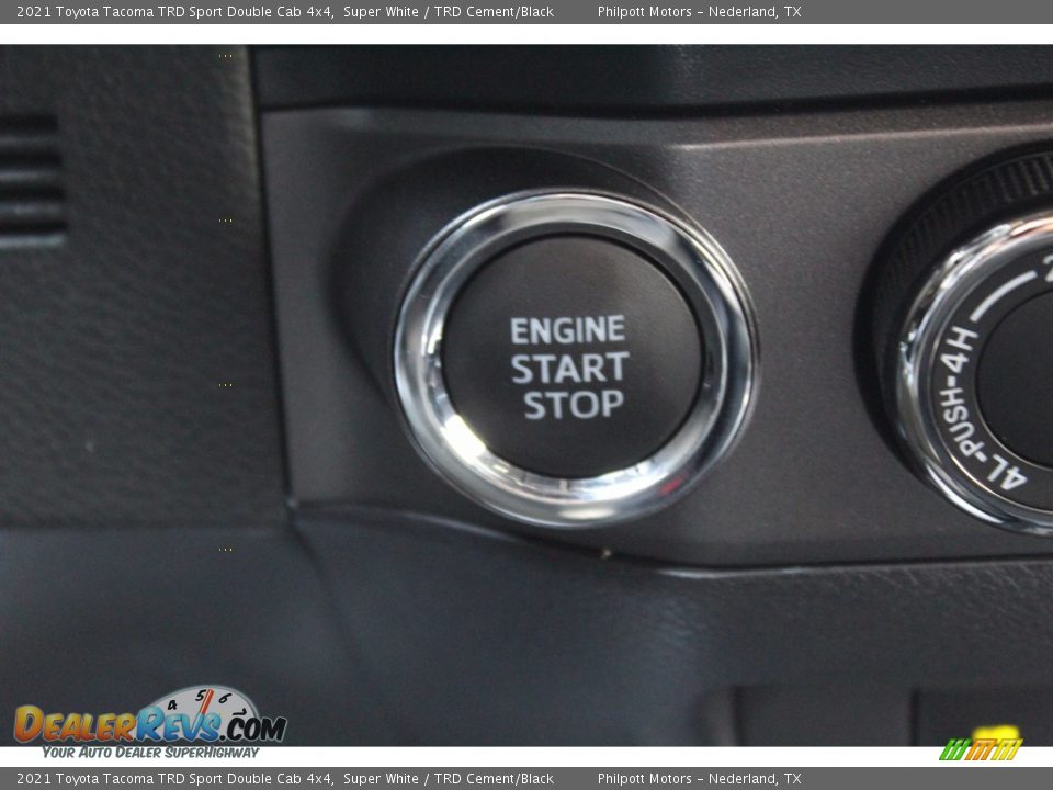 2021 Toyota Tacoma TRD Sport Double Cab 4x4 Super White / TRD Cement/Black Photo #17