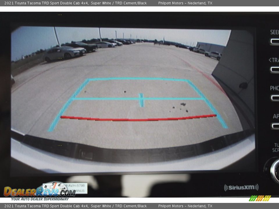 2021 Toyota Tacoma TRD Sport Double Cab 4x4 Super White / TRD Cement/Black Photo #18