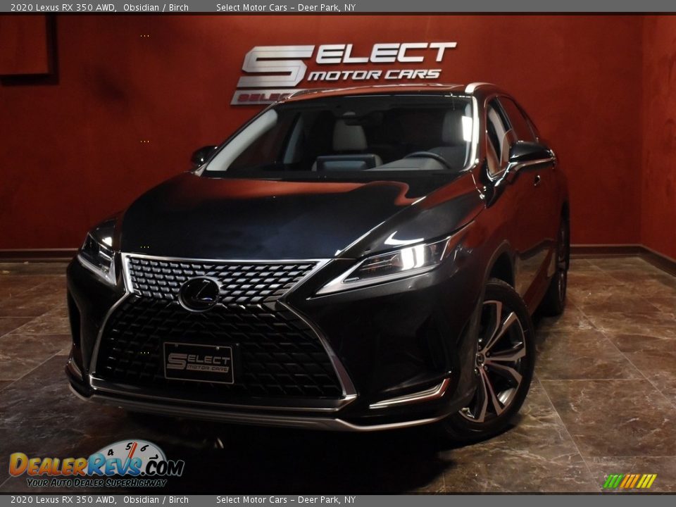 2020 Lexus RX 350 AWD Obsidian / Birch Photo #1
