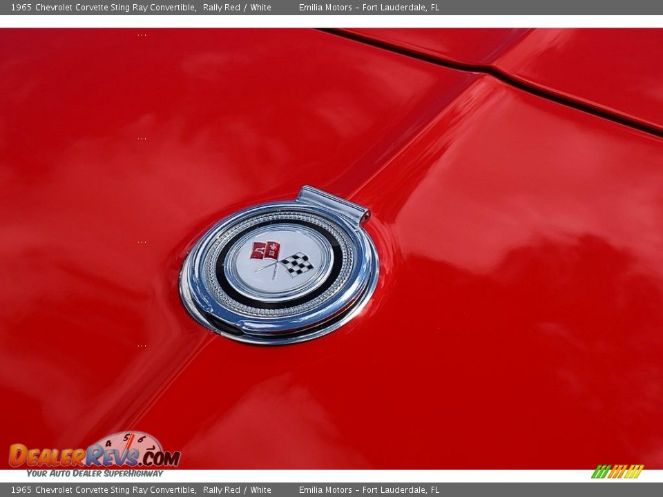 1965 Chevrolet Corvette Sting Ray Convertible Rally Red / White Photo #29