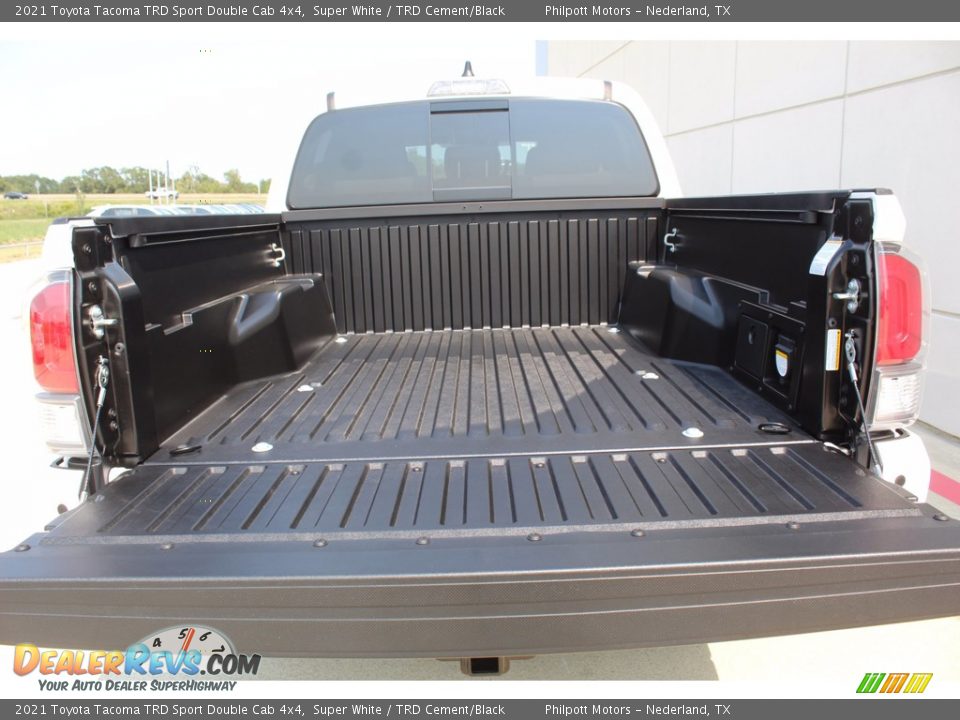2021 Toyota Tacoma TRD Sport Double Cab 4x4 Super White / TRD Cement/Black Photo #23
