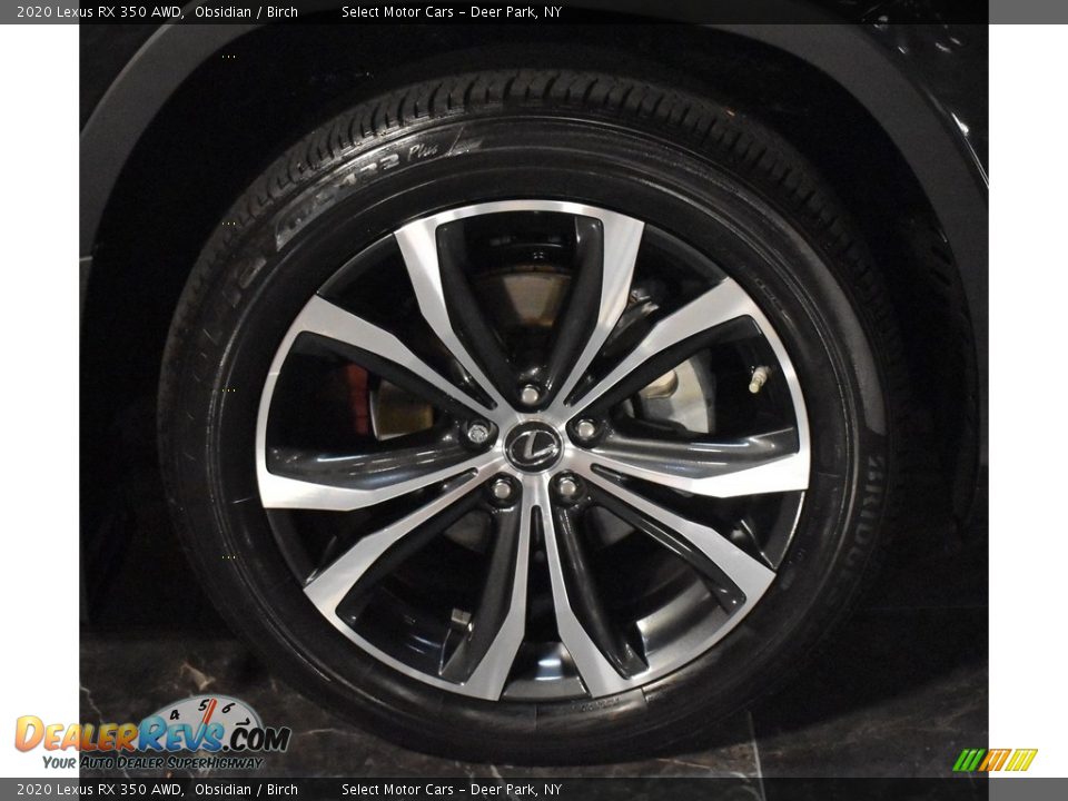 2020 Lexus RX 350 AWD Obsidian / Birch Photo #7
