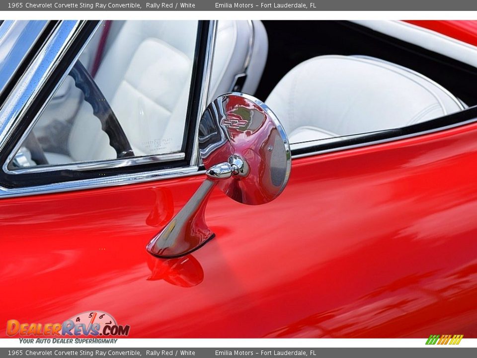 1965 Chevrolet Corvette Sting Ray Convertible Rally Red / White Photo #31