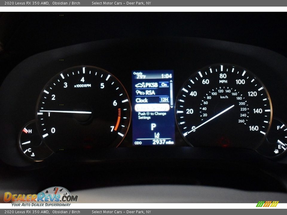 2020 Lexus RX 350 AWD Obsidian / Birch Photo #19