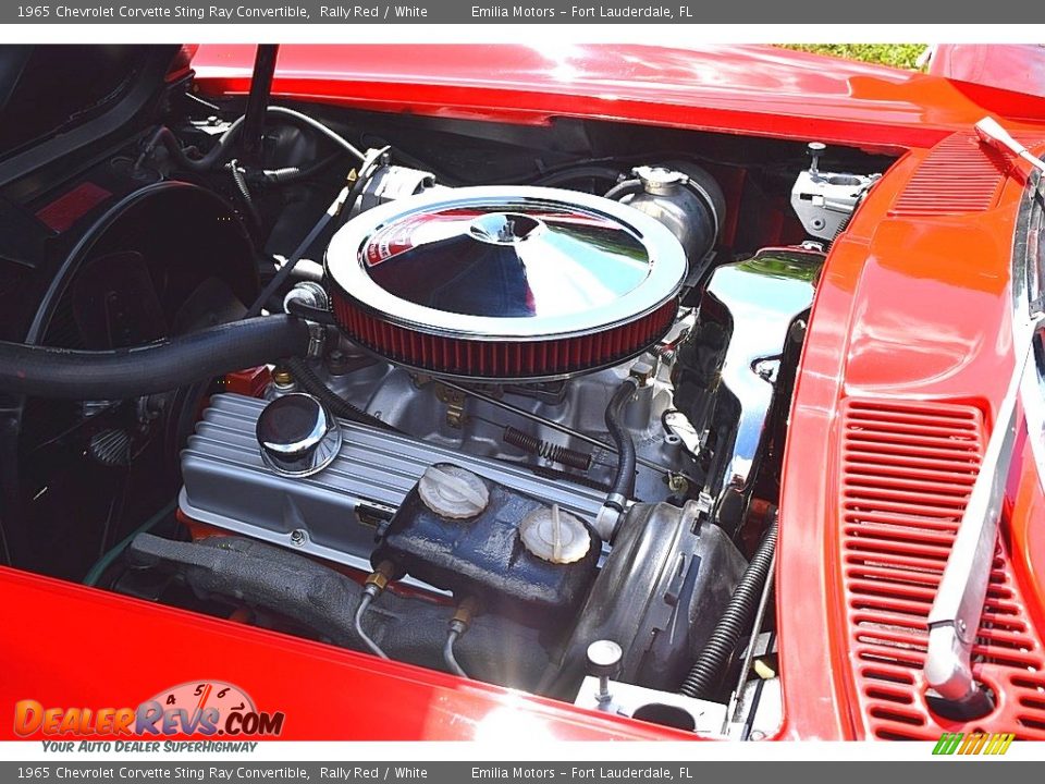 1965 Chevrolet Corvette Sting Ray Convertible Rally Red / White Photo #68