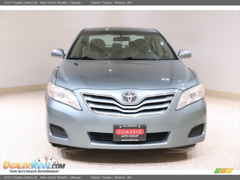 2010 Toyota Camry LE Aloe Green Metallic / Bisque Photo #2