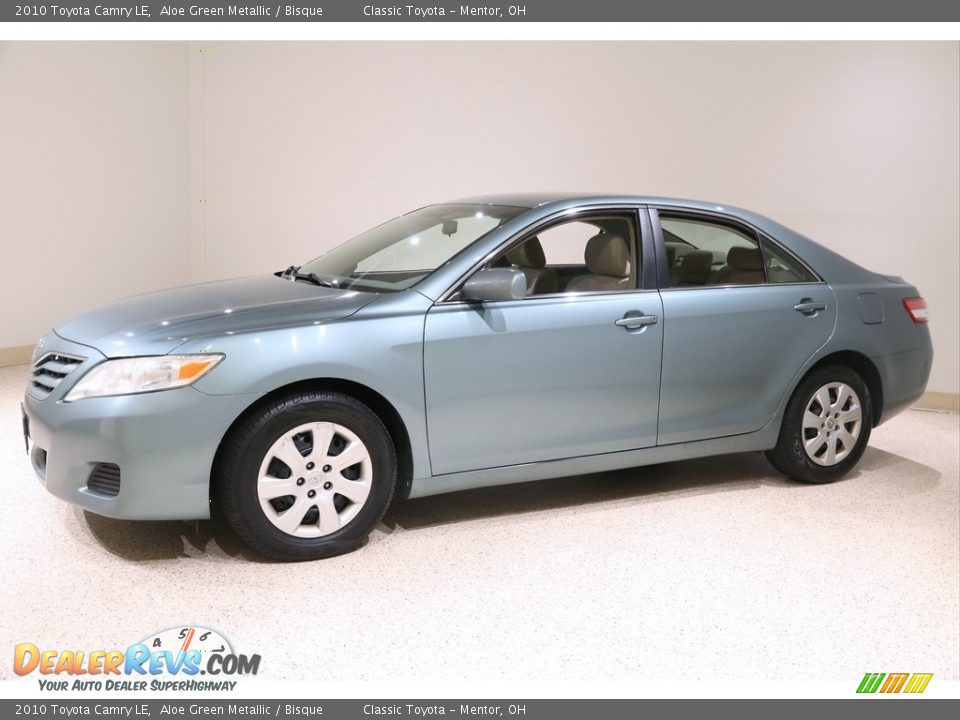 2010 Toyota Camry LE Aloe Green Metallic / Bisque Photo #3