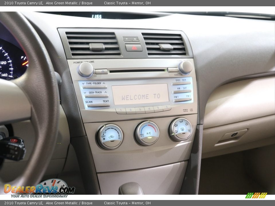2010 Toyota Camry LE Aloe Green Metallic / Bisque Photo #9