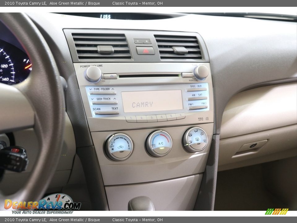 2010 Toyota Camry LE Aloe Green Metallic / Bisque Photo #10