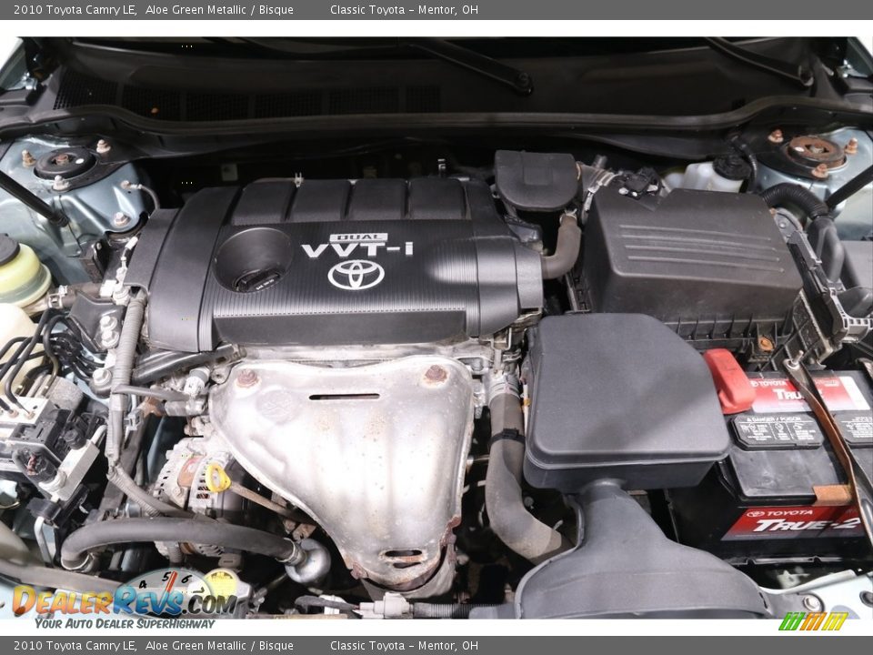 2010 Toyota Camry LE Aloe Green Metallic / Bisque Photo #18