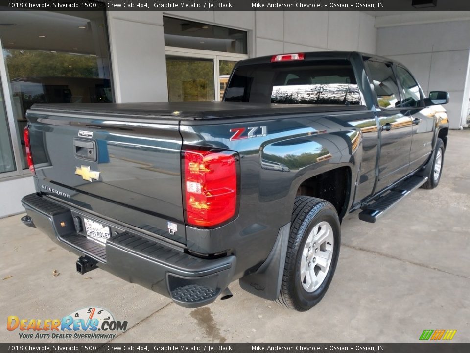 2018 Chevrolet Silverado 1500 LT Crew Cab 4x4 Graphite Metallic / Jet Black Photo #4