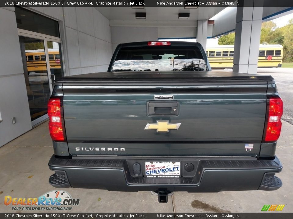 2018 Chevrolet Silverado 1500 LT Crew Cab 4x4 Graphite Metallic / Jet Black Photo #5
