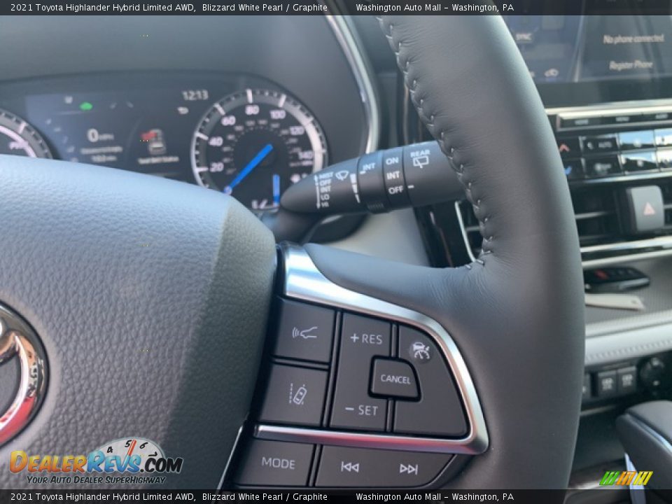 2021 Toyota Highlander Hybrid Limited AWD Steering Wheel Photo #9