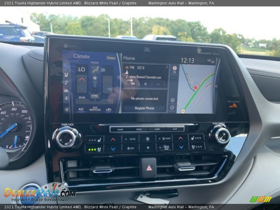 Controls of 2021 Toyota Highlander Hybrid Limited AWD Photo #11