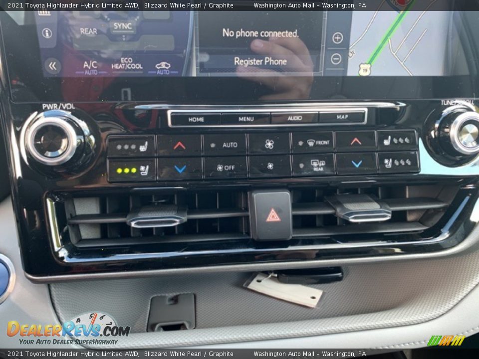 Controls of 2021 Toyota Highlander Hybrid Limited AWD Photo #14