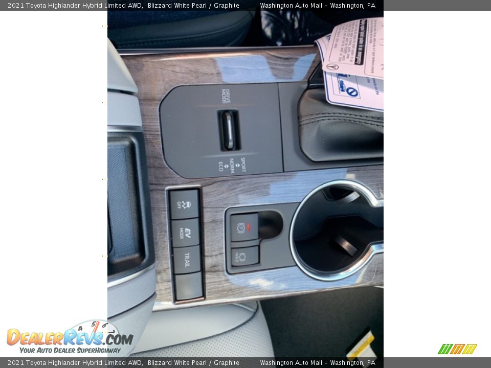 Controls of 2021 Toyota Highlander Hybrid Limited AWD Photo #16