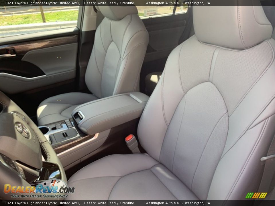 Front Seat of 2021 Toyota Highlander Hybrid Limited AWD Photo #19