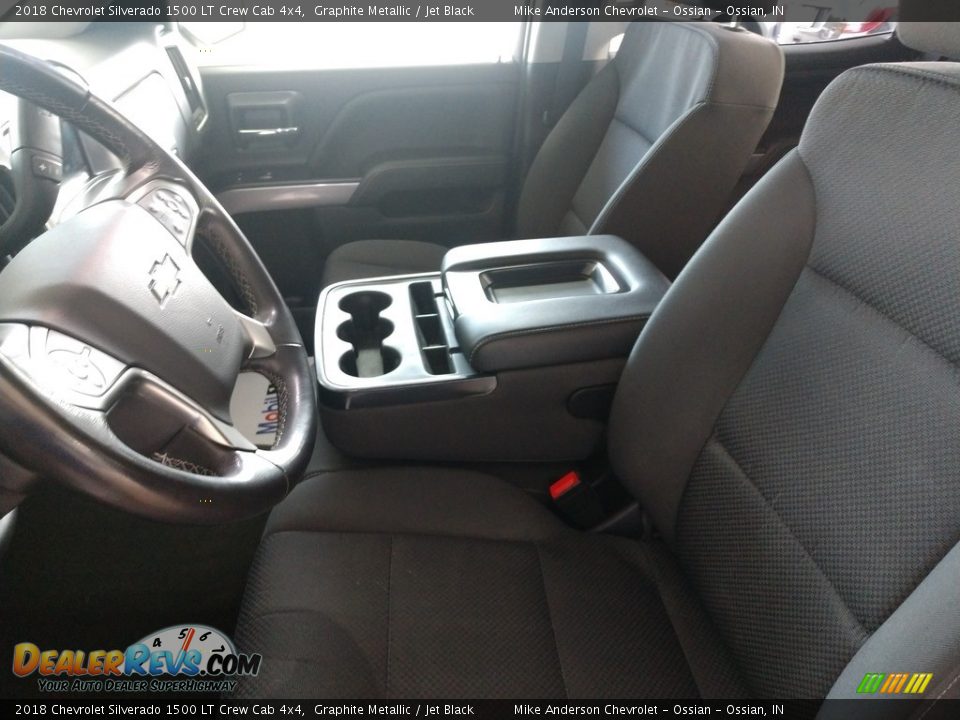 2018 Chevrolet Silverado 1500 LT Crew Cab 4x4 Graphite Metallic / Jet Black Photo #15