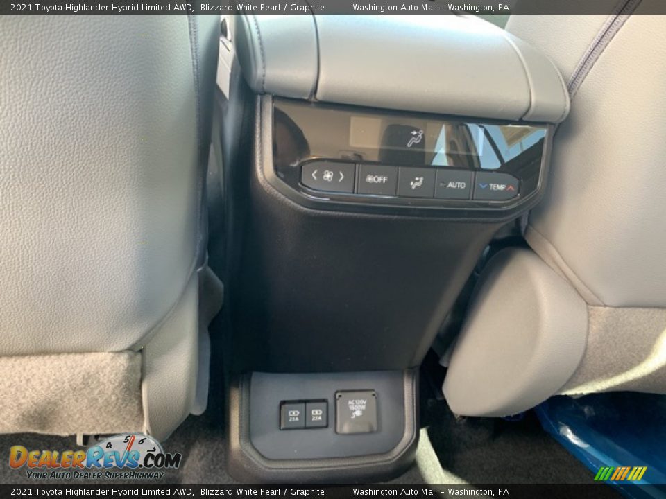 Controls of 2021 Toyota Highlander Hybrid Limited AWD Photo #23