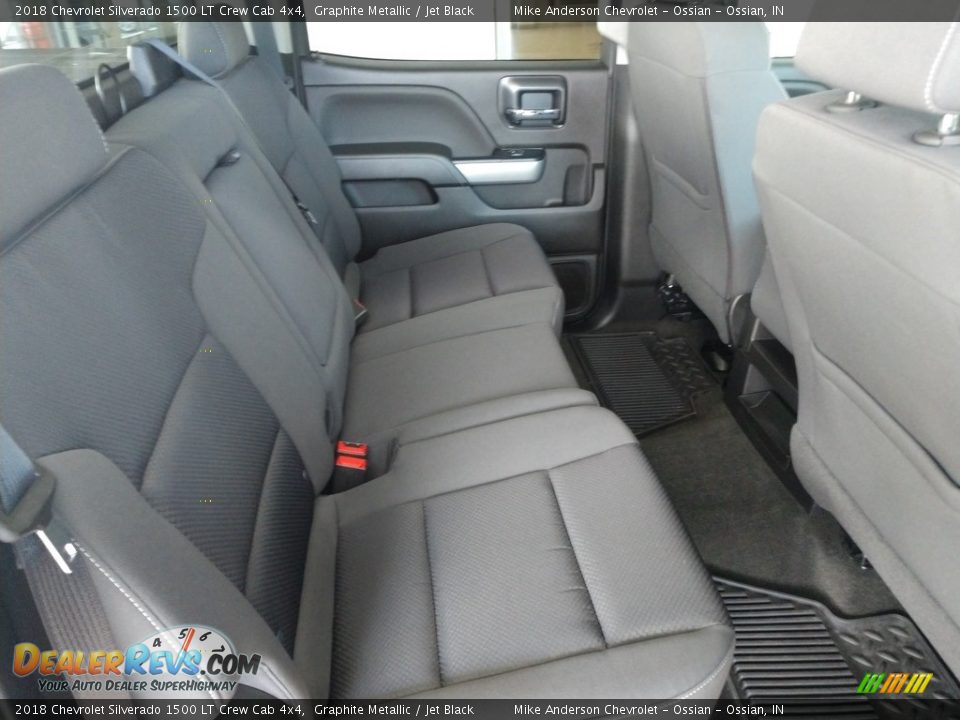 Rear Seat of 2018 Chevrolet Silverado 1500 LT Crew Cab 4x4 Photo #21