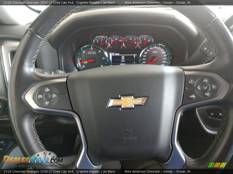 2018 Chevrolet Silverado 1500 LT Crew Cab 4x4 Steering Wheel Photo #23
