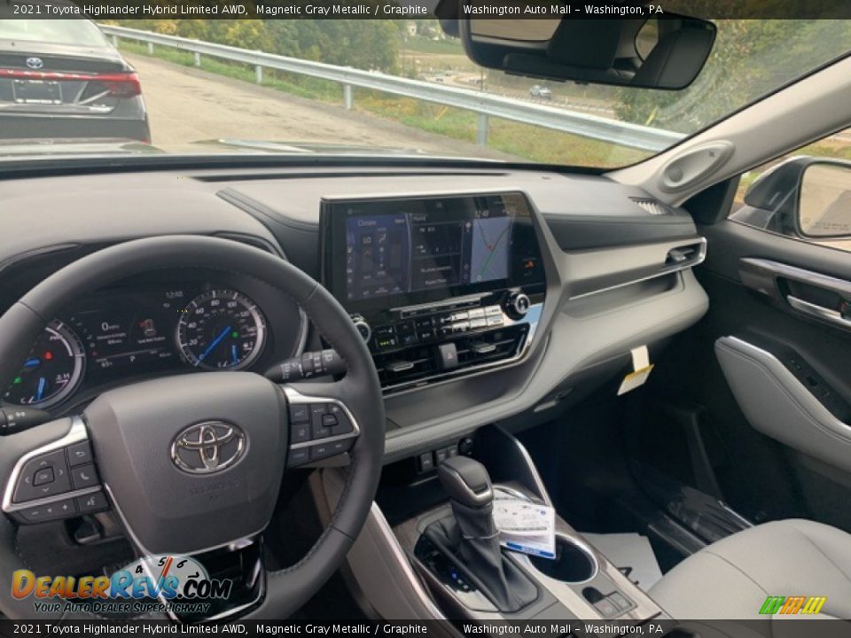 Dashboard of 2021 Toyota Highlander Hybrid Limited AWD Photo #3