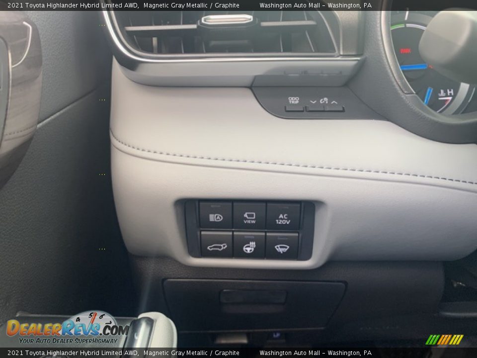 Controls of 2021 Toyota Highlander Hybrid Limited AWD Photo #9