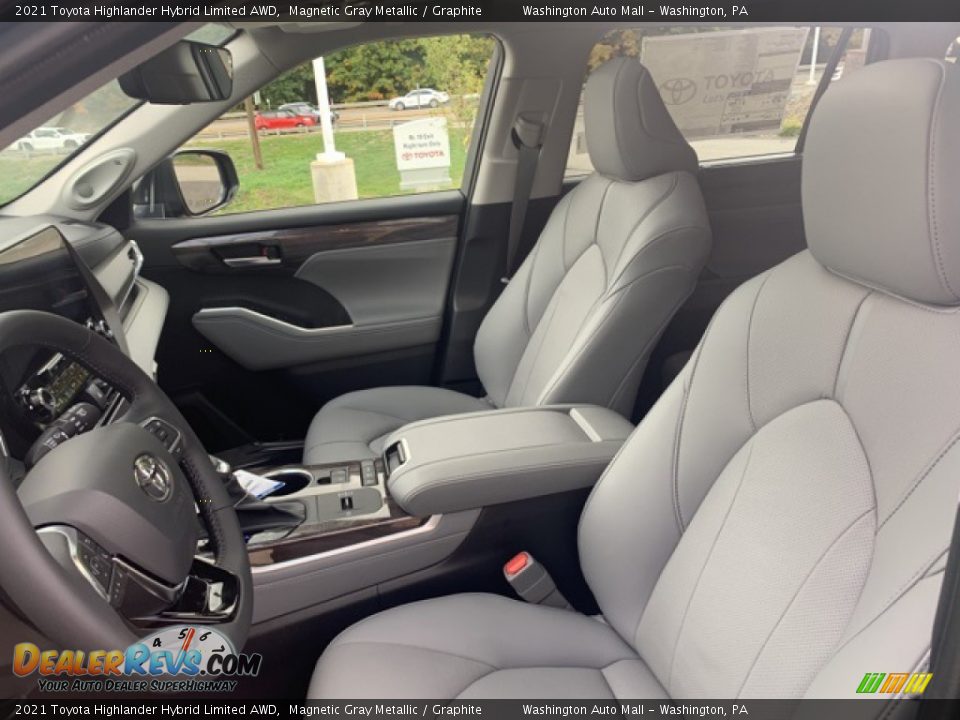 Front Seat of 2021 Toyota Highlander Hybrid Limited AWD Photo #20