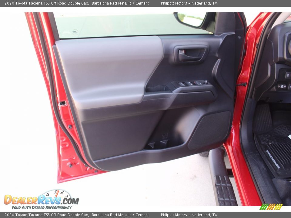 2020 Toyota Tacoma TSS Off Road Double Cab Barcelona Red Metallic / Cement Photo #9