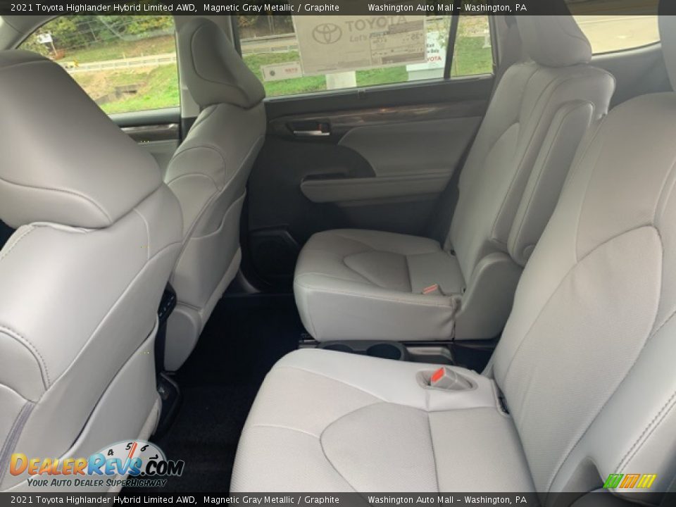 Rear Seat of 2021 Toyota Highlander Hybrid Limited AWD Photo #23