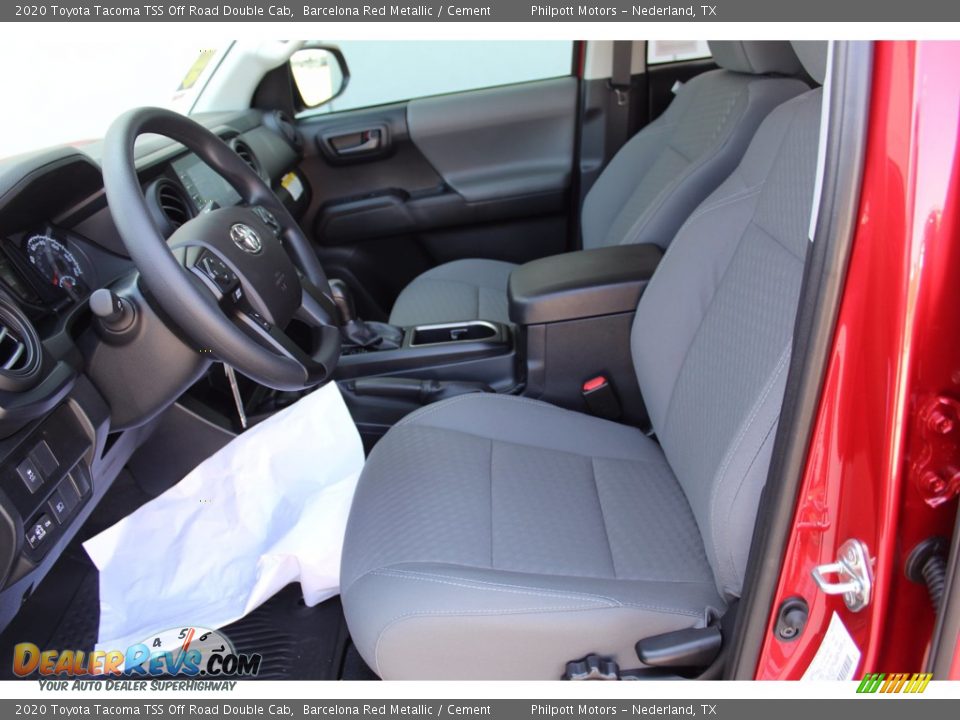 2020 Toyota Tacoma TSS Off Road Double Cab Barcelona Red Metallic / Cement Photo #10