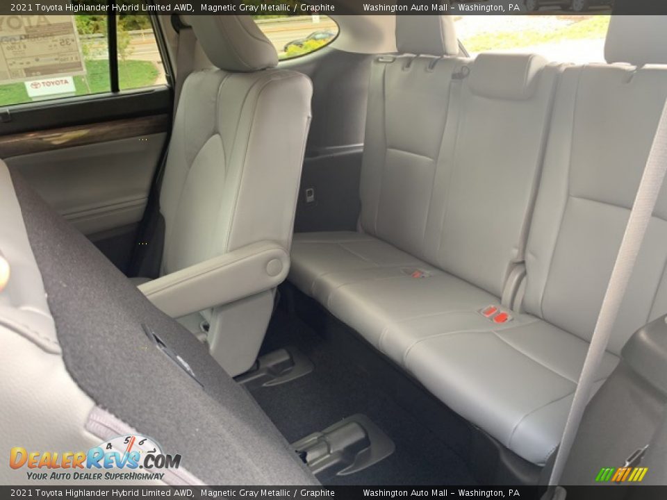 Rear Seat of 2021 Toyota Highlander Hybrid Limited AWD Photo #26