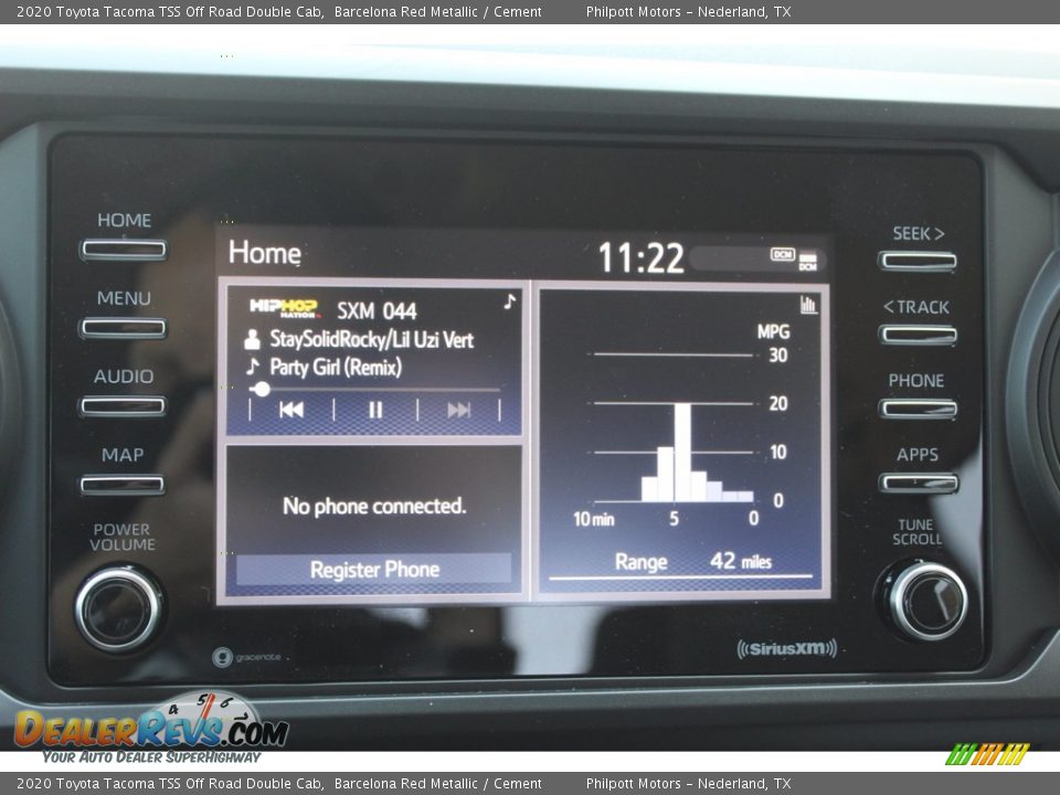 2020 Toyota Tacoma TSS Off Road Double Cab Barcelona Red Metallic / Cement Photo #13