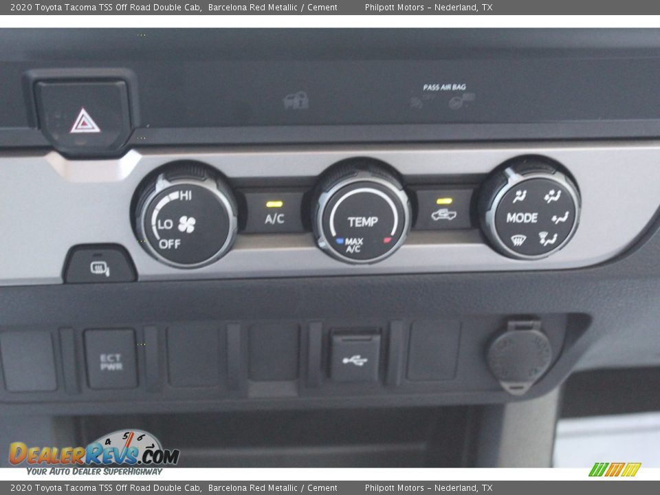 2020 Toyota Tacoma TSS Off Road Double Cab Barcelona Red Metallic / Cement Photo #14