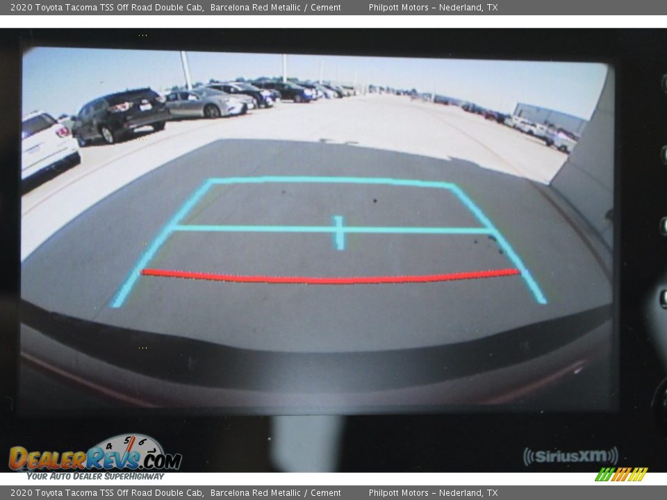 2020 Toyota Tacoma TSS Off Road Double Cab Barcelona Red Metallic / Cement Photo #15