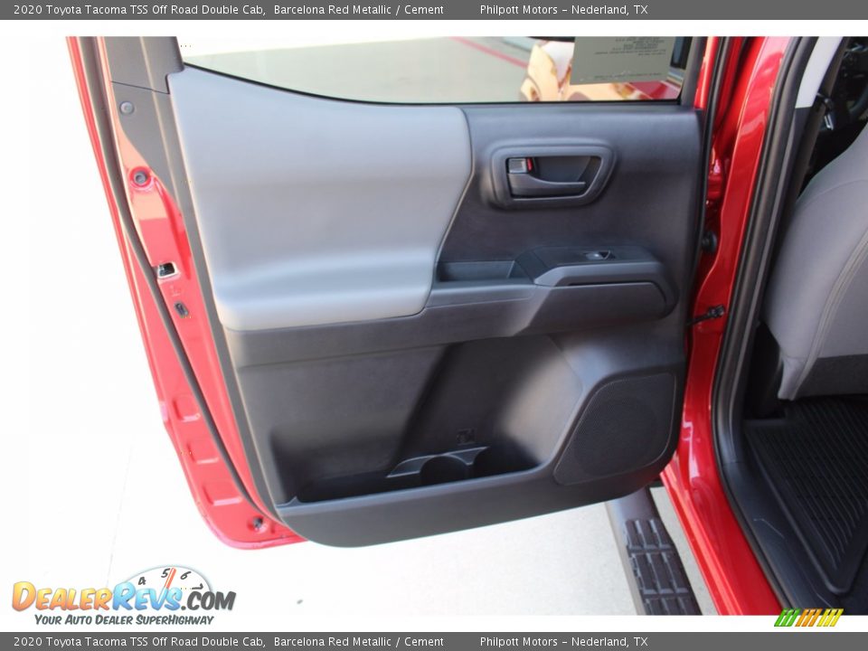 2020 Toyota Tacoma TSS Off Road Double Cab Barcelona Red Metallic / Cement Photo #16