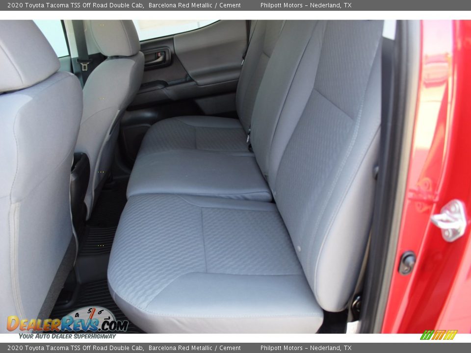 2020 Toyota Tacoma TSS Off Road Double Cab Barcelona Red Metallic / Cement Photo #17