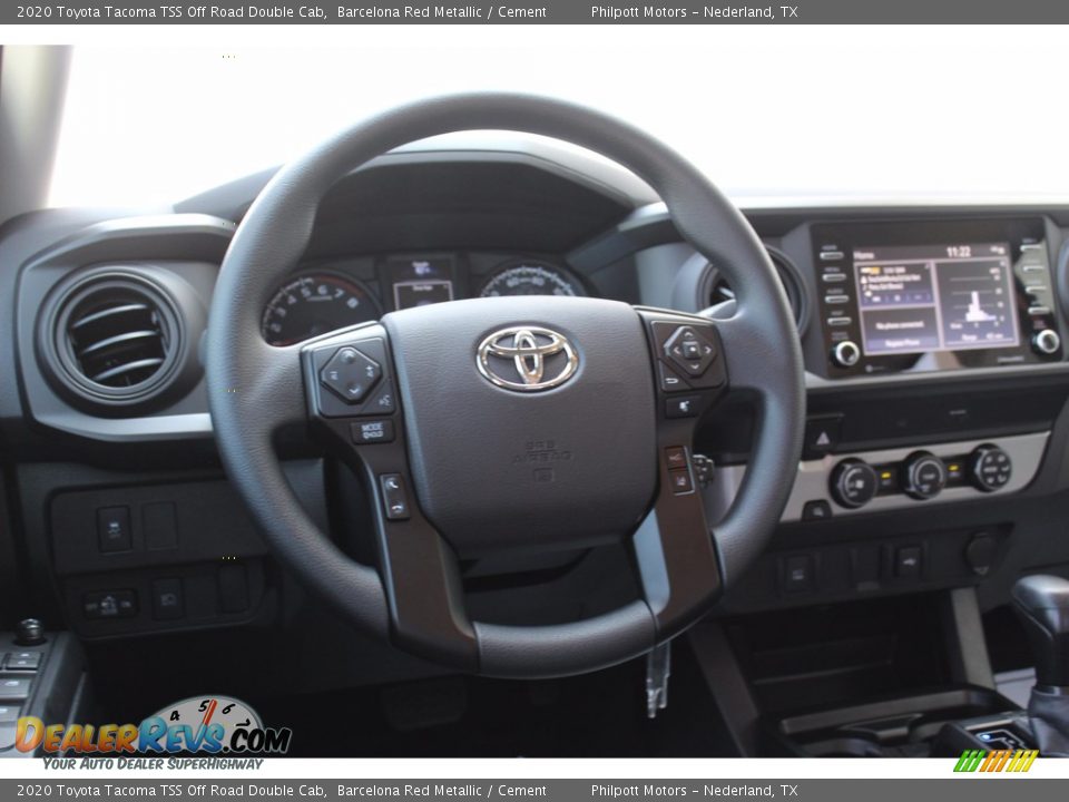 2020 Toyota Tacoma TSS Off Road Double Cab Barcelona Red Metallic / Cement Photo #19