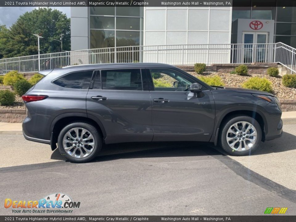 Magnetic Gray Metallic 2021 Toyota Highlander Hybrid Limited AWD Photo #34