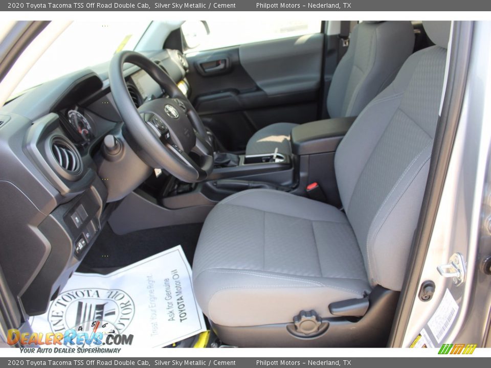 2020 Toyota Tacoma TSS Off Road Double Cab Silver Sky Metallic / Cement Photo #10