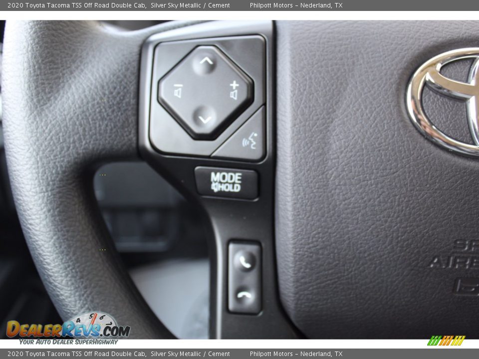 2020 Toyota Tacoma TSS Off Road Double Cab Silver Sky Metallic / Cement Photo #11