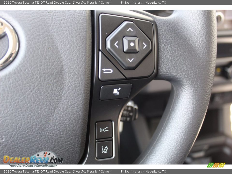 2020 Toyota Tacoma TSS Off Road Double Cab Silver Sky Metallic / Cement Photo #12