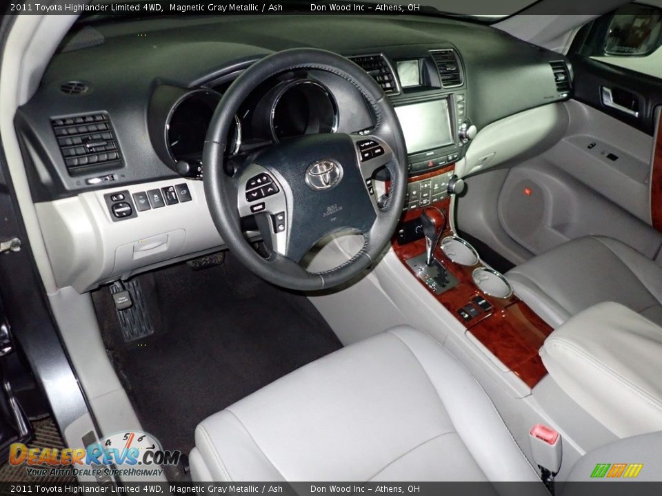 2011 Toyota Highlander Limited 4WD Magnetic Gray Metallic / Ash Photo #19