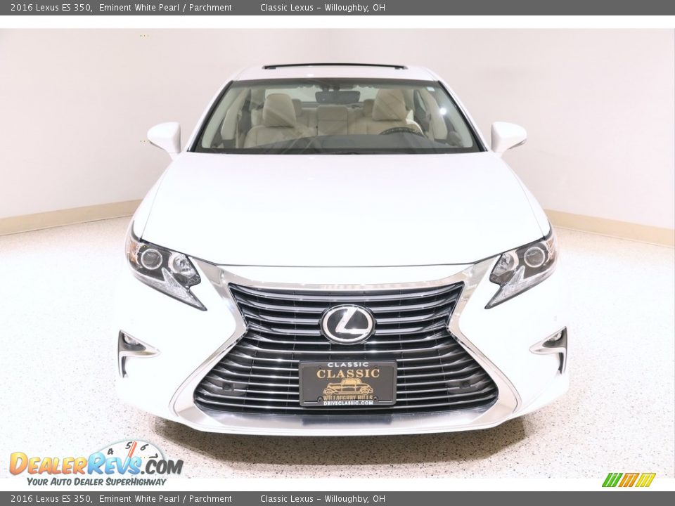 2016 Lexus ES 350 Eminent White Pearl / Parchment Photo #2