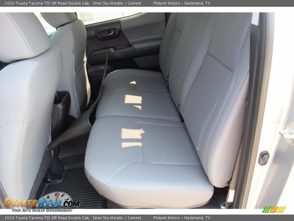 2020 Toyota Tacoma TSS Off Road Double Cab Silver Sky Metallic / Cement Photo #19